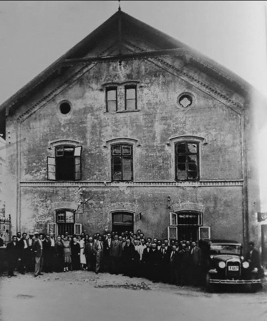 Gundulićeva ulica 1910. godine. Gradska plinara